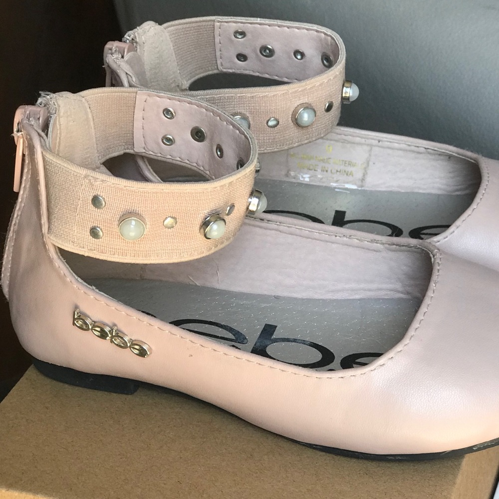 Bebe dress shoes size9 blush color
